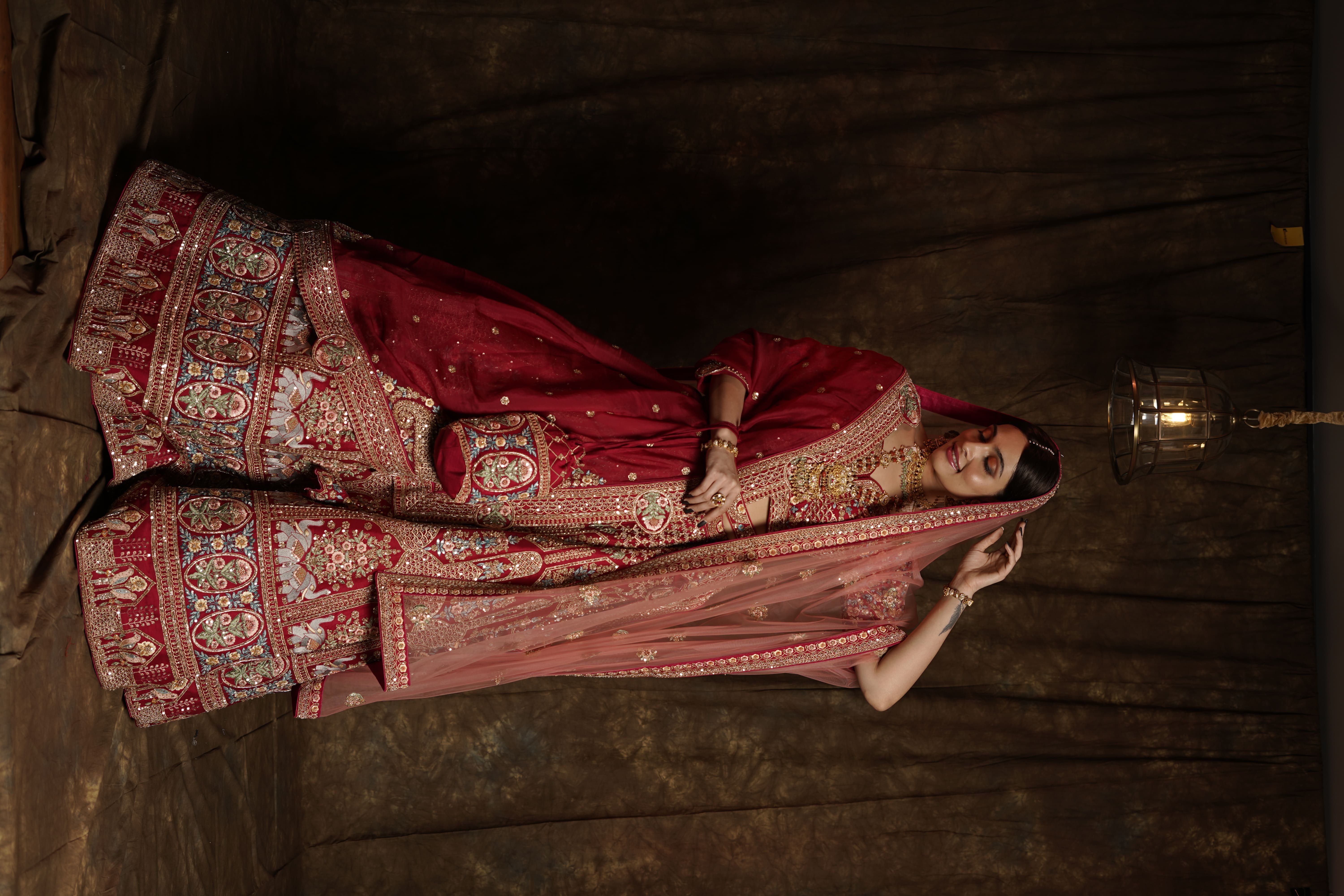 Peacock Blue Zariwork Semi Crepe Unstitched Salwar Suit