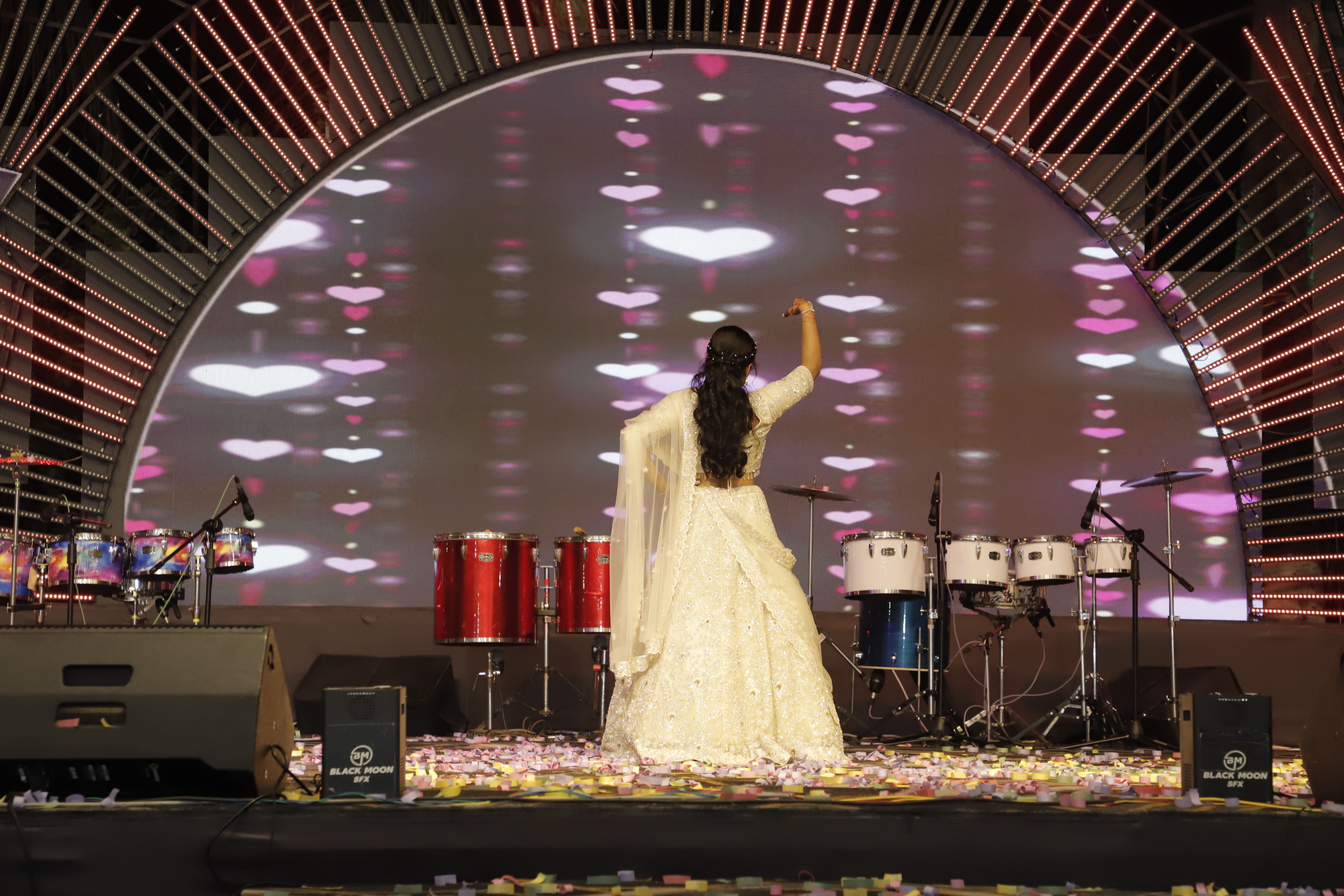 Peacock Blue Zariwork Semi Crepe Unstitched Salwar Suit